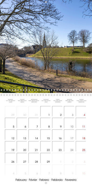 COPENHAGEN Highlights (CALVENDO Monthly Calendar 2024)