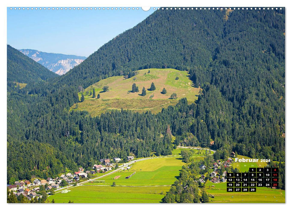 Berge um Kranjska Gora - die Lust zum Wandern (CALVENDO Wandkalender 2024)