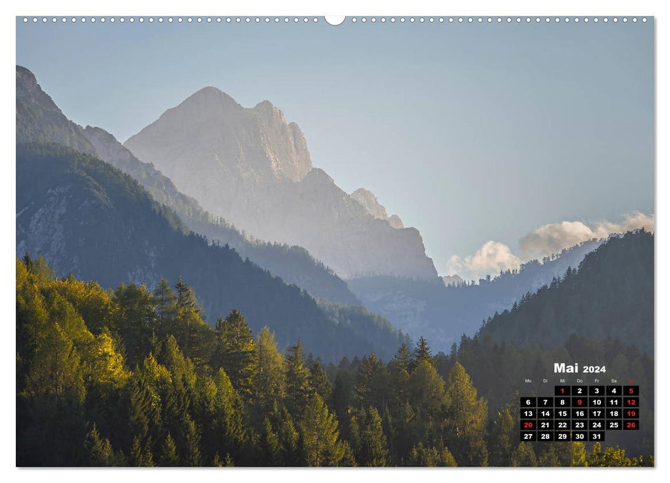 Berge um Kranjska Gora - die Lust zum Wandern (CALVENDO Wandkalender 2024)
