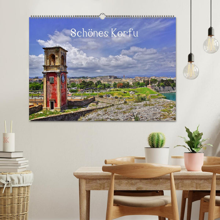 Schönes Korfu (CALVENDO Wandkalender 2024)