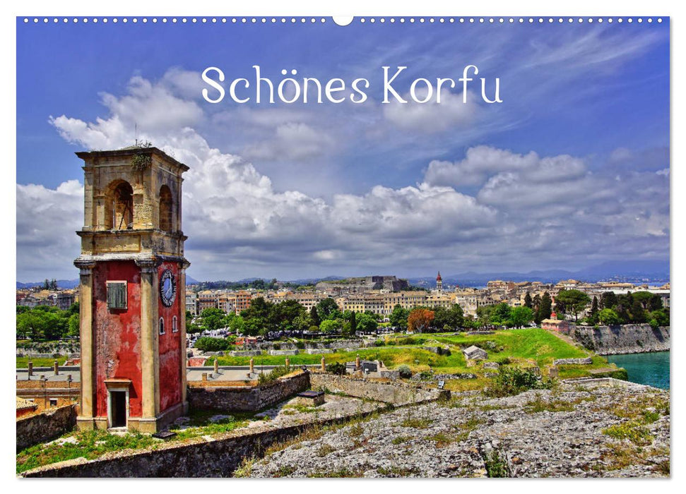Schönes Korfu (CALVENDO Wandkalender 2024)