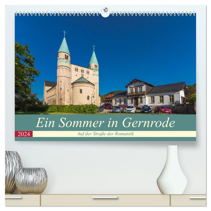 A summer day in Gernrode (CALVENDO Premium Wall Calendar 2024) 