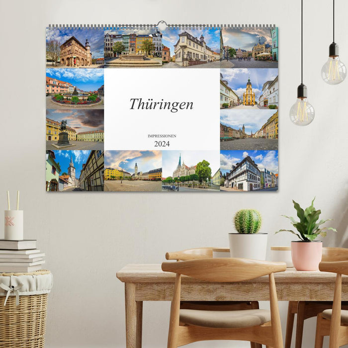 Thüringen Impressionen (CALVENDO Wandkalender 2024)