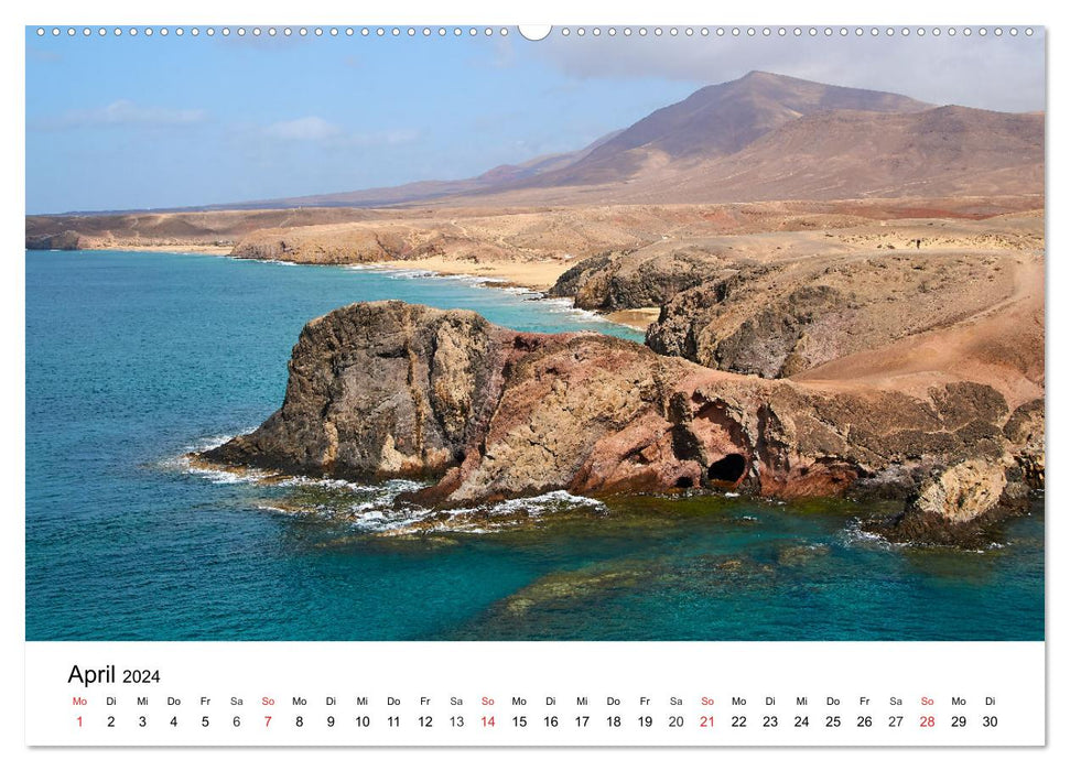 Lanzarote - Unique landscapes (CALVENDO Premium Wall Calendar 2024) 