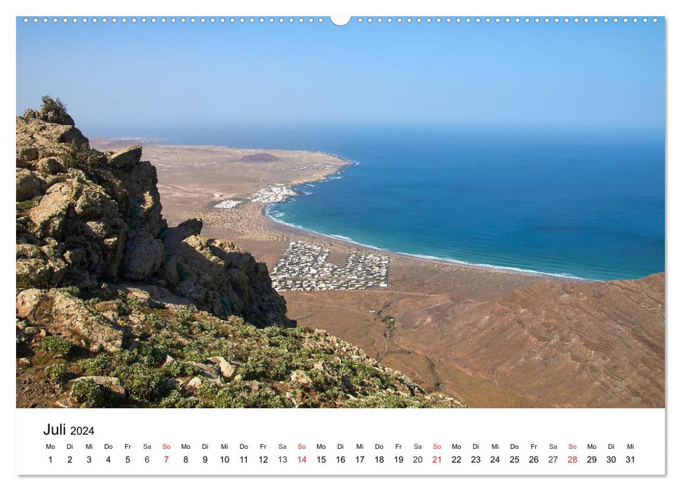 Lanzarote - Unique landscapes (CALVENDO Premium Wall Calendar 2024) 