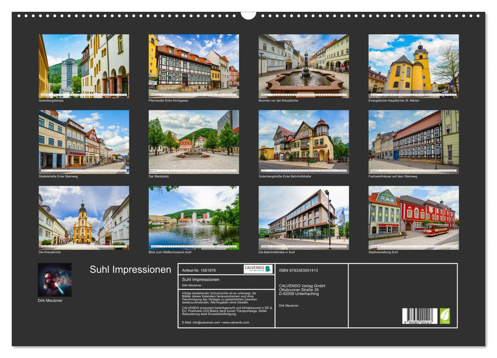 Suhl Impressionen (CALVENDO Wandkalender 2024)