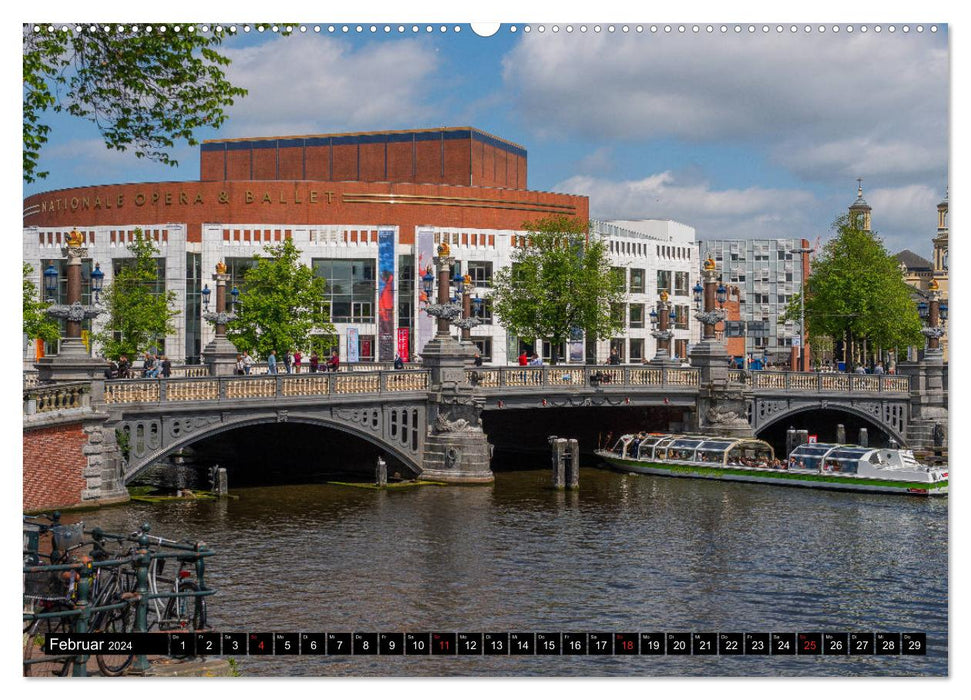 Blickpunkte Amsterdam (CALVENDO Premium Wandkalender 2024)