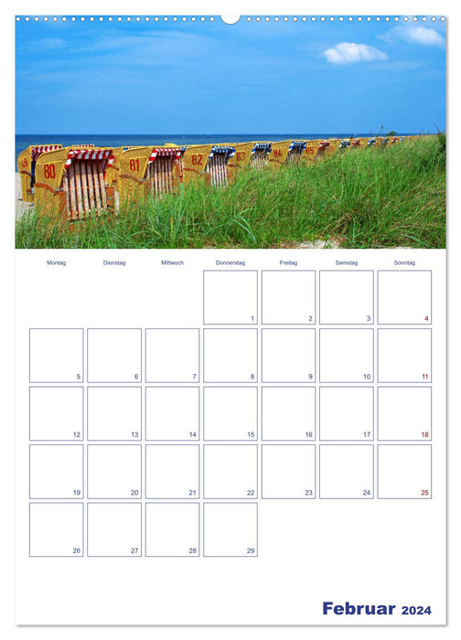 Traumhafte Ostseestrände - Entlang der Küste von Fehmarn bis Rüge (CALVENDO Wandkalender 2024)