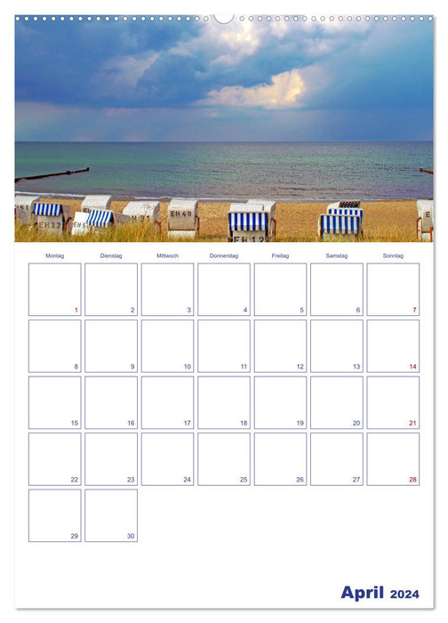 Traumhafte Ostseestrände - Entlang der Küste von Fehmarn bis Rüge (CALVENDO Wandkalender 2024)