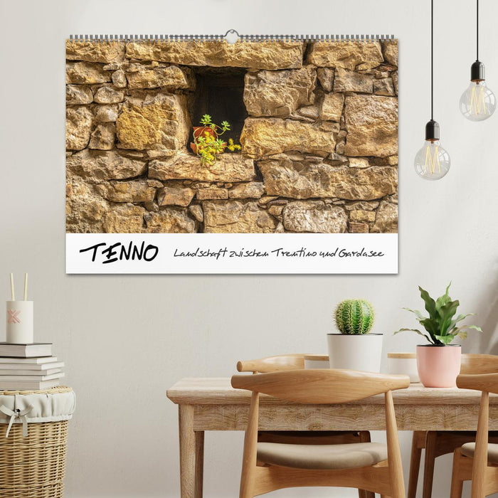 Tenno - Landschaft zwischen Trentino und Gardasee (CALVENDO Wandkalender 2024)