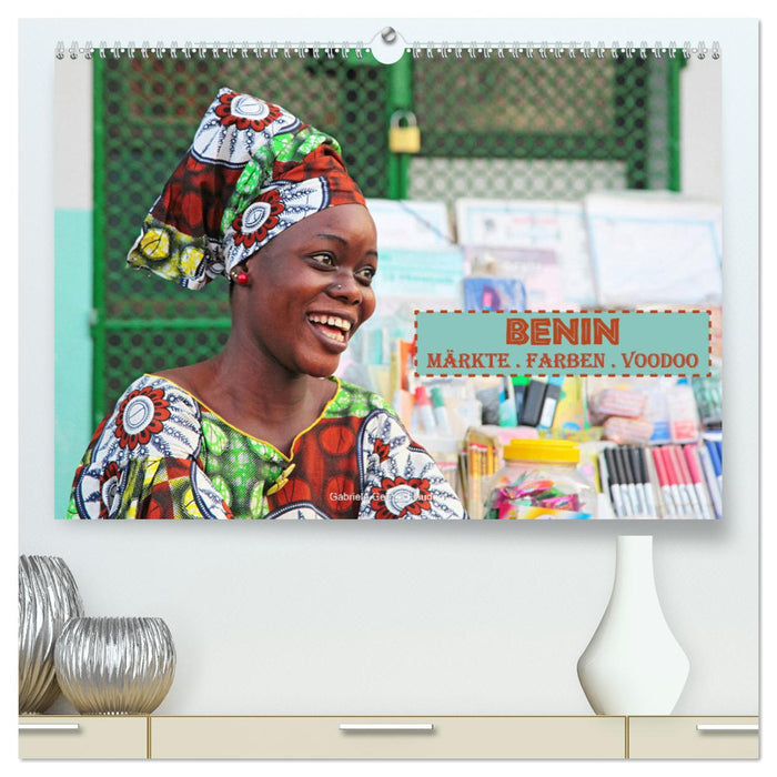 Benin Markets Colors Voodoo (CALVENDO Premium Wall Calendar 2024) 