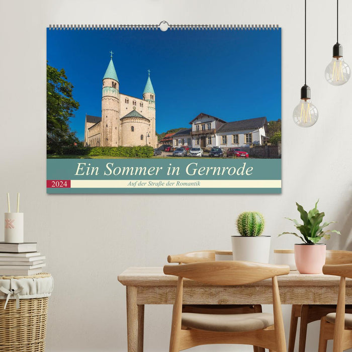 A summer day in Gernrode (CALVENDO wall calendar 2024) 