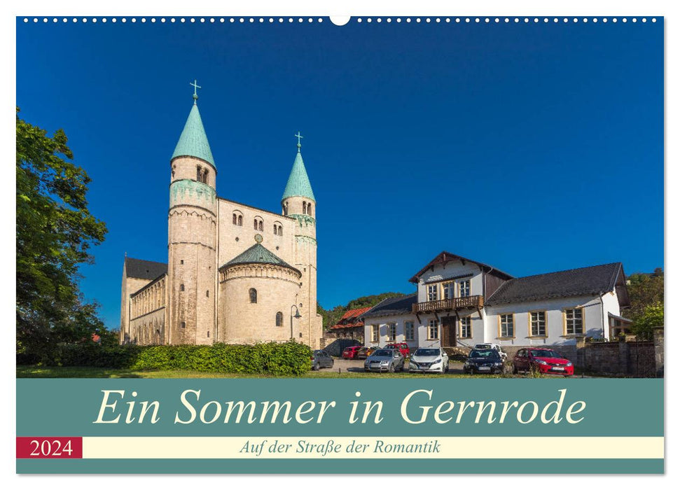 A summer day in Gernrode (CALVENDO wall calendar 2024) 