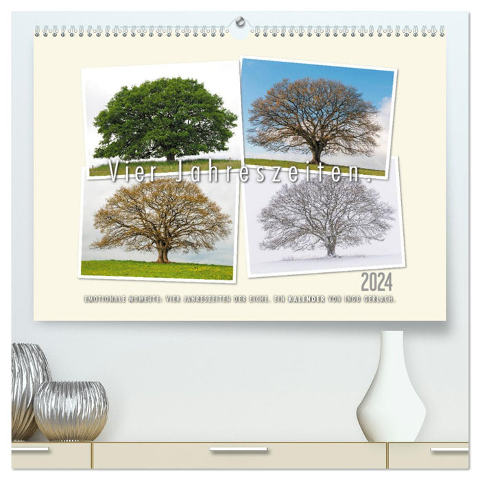 Vier Jahreszeiten der Eiche. (CALVENDO Premium Wandkalender 2024)