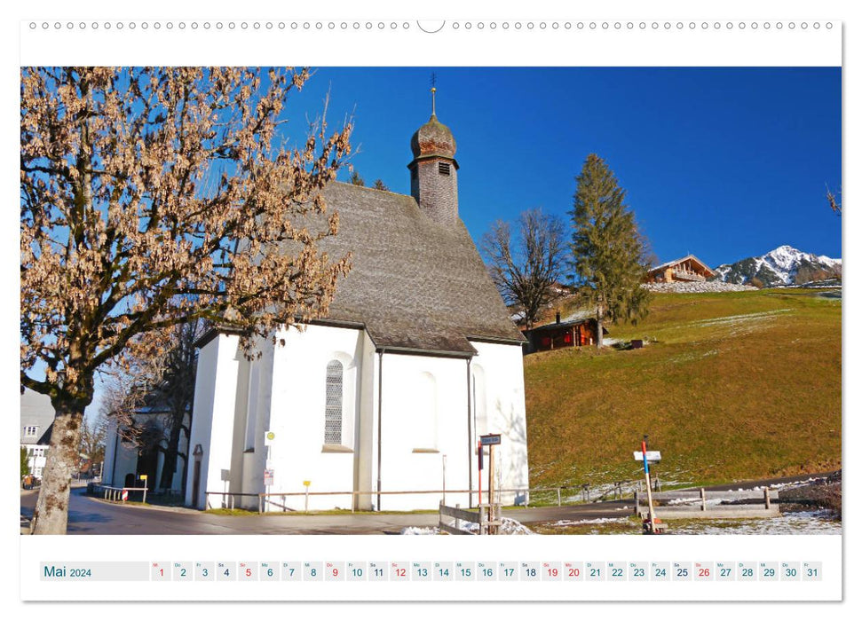 Oberstdorf. Breathtaking views from the Allgäu Alps (CALVENDO Premium Wall Calendar 2024) 