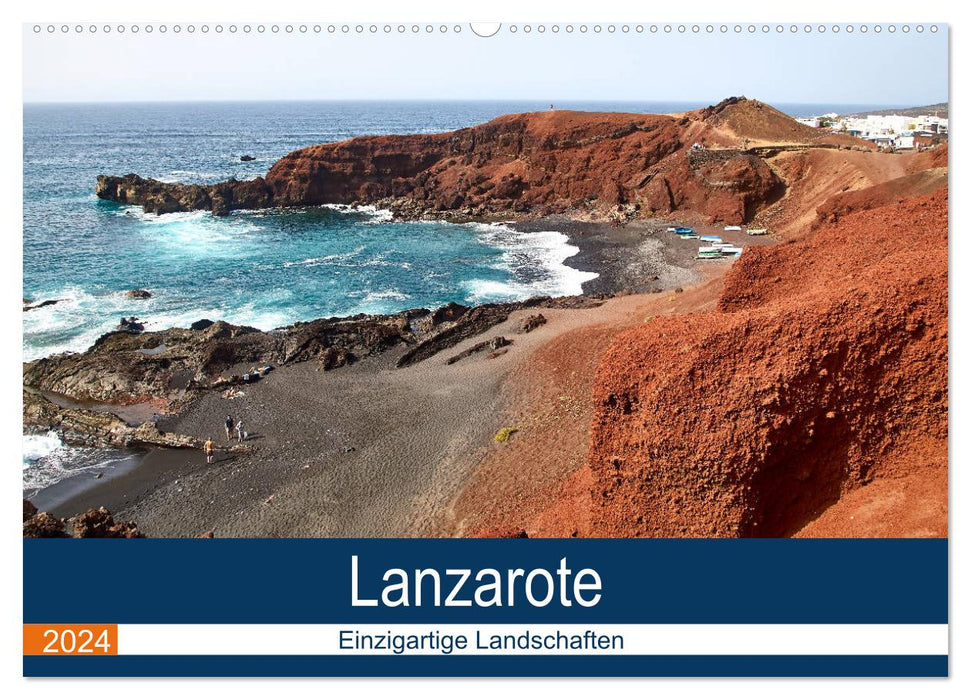 Lanzarote - Unique landscapes (CALVENDO wall calendar 2024) 