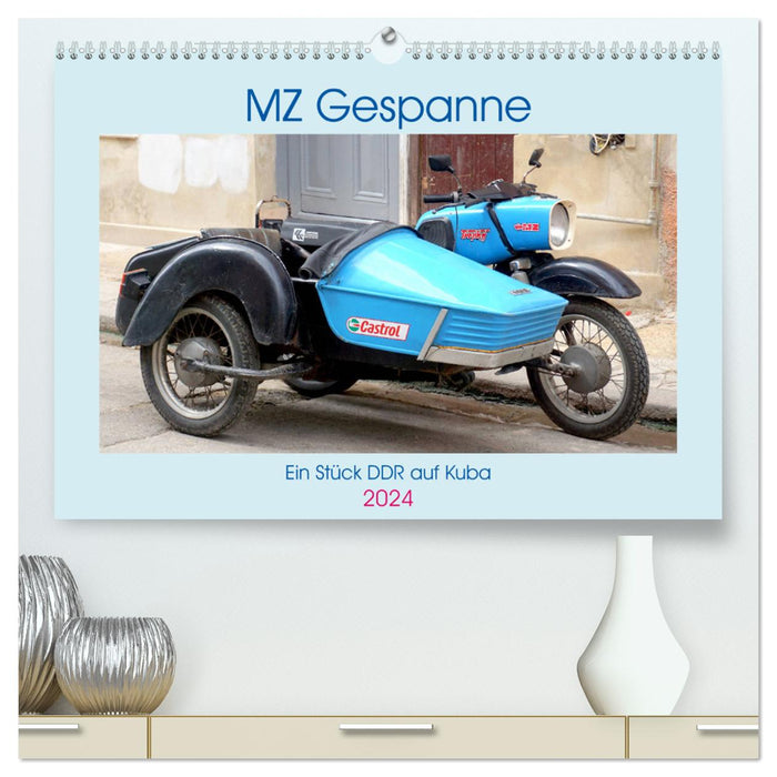 MZ-Gespanne - Ein Stück DDR auf Kuba (CALVENDO Premium Wandkalender 2024)