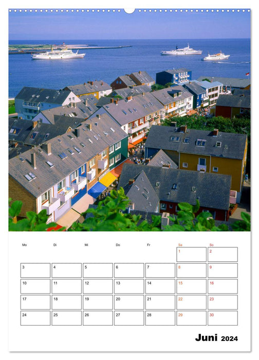 Helgoland, Perle der Nordsee (CALVENDO Premium Wandkalender 2024)