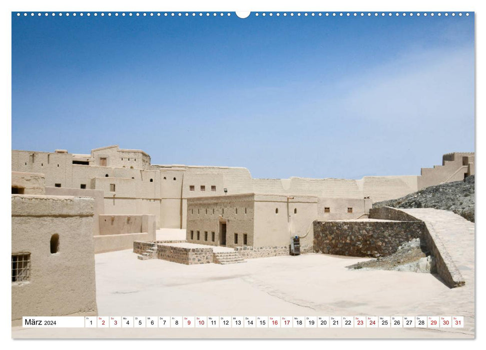 Oman - Pearl of the Orient (CALVENDO Premium Wall Calendar 2024) 