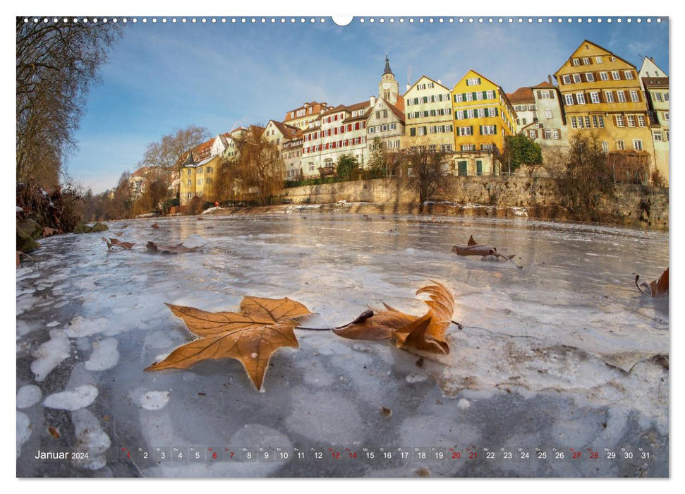 Lieblingsplätze in und um Tübingen (CALVENDO Premium Wandkalender 2024)
