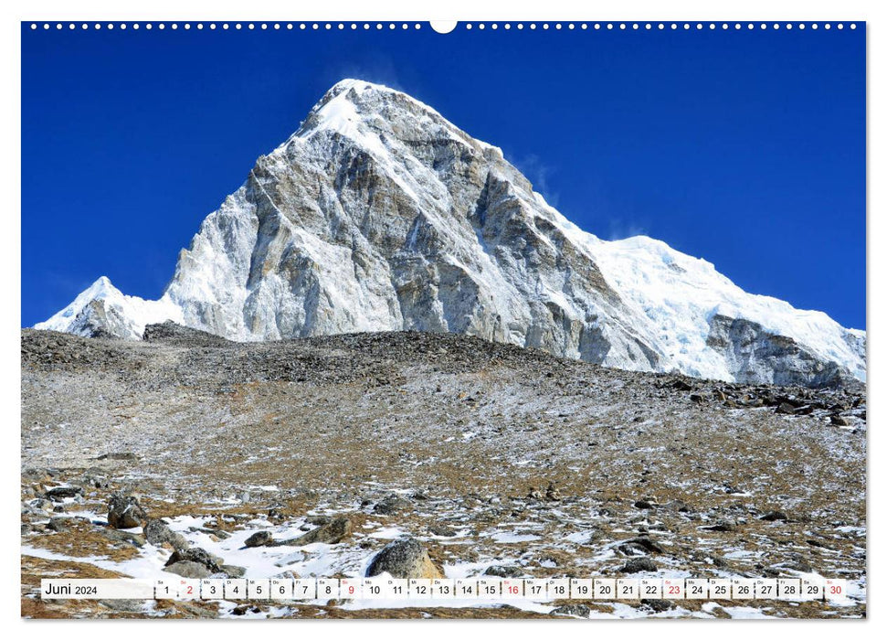 Grandioser Himalaya, Bergriesen in Nepal (CALVENDO Premium Wandkalender 2024)
