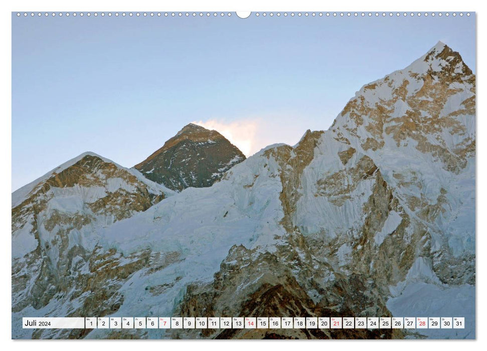 Grandiose Himalayas, mountain giants in Nepal (CALVENDO Premium Wall Calendar 2024) 