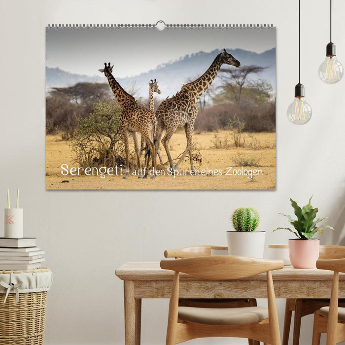 Serengeti - auf den Spuren eines Zoologen (CALVENDO Wandkalender 2024)