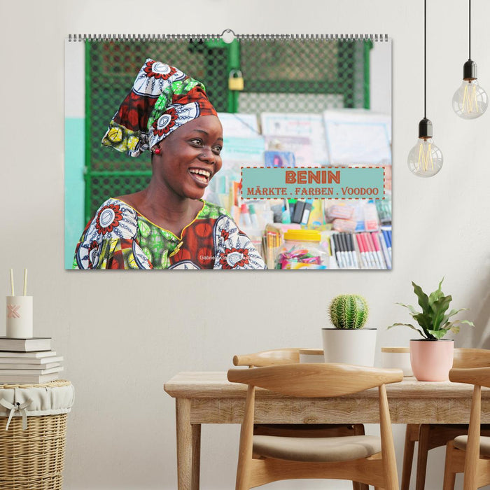 Benin Märkte Farben Voodoo (CALVENDO Wandkalender 2024)