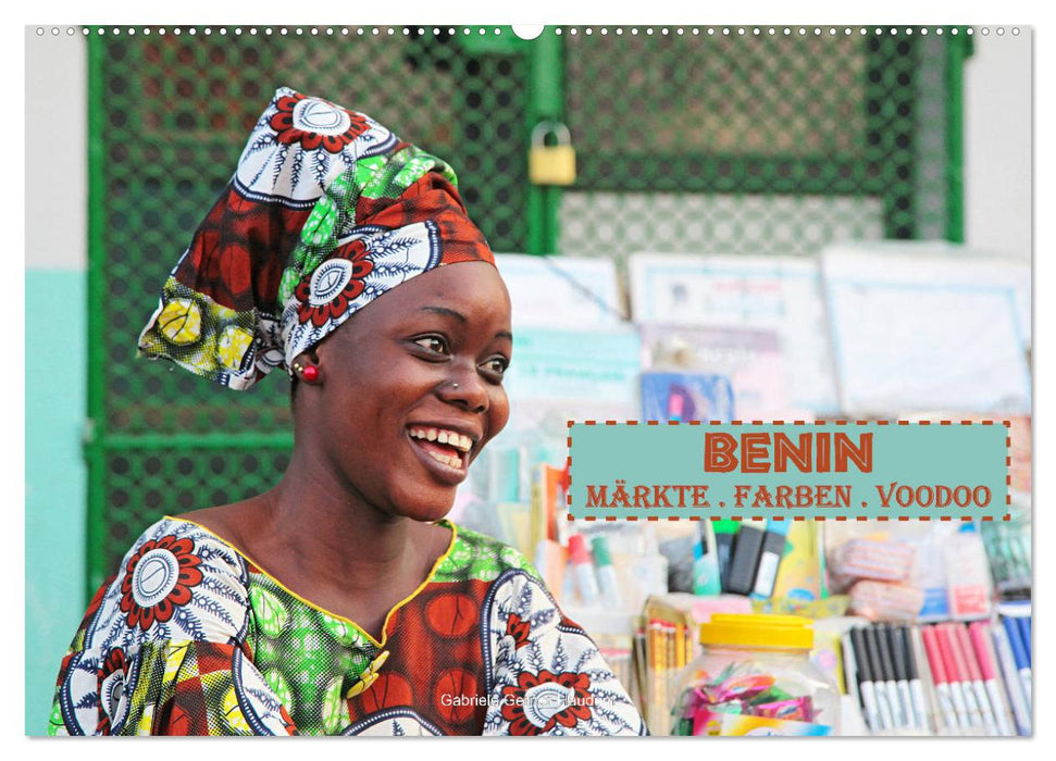 Benin Märkte Farben Voodoo (CALVENDO Wandkalender 2024)
