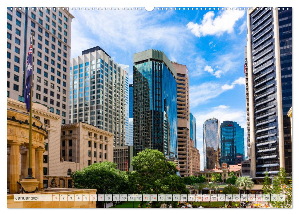 Australia metropolises (CALVENDO Premium Wall Calendar 2024) 