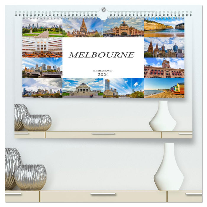Melbourne Impressionen (CALVENDO Premium Wandkalender 2024)