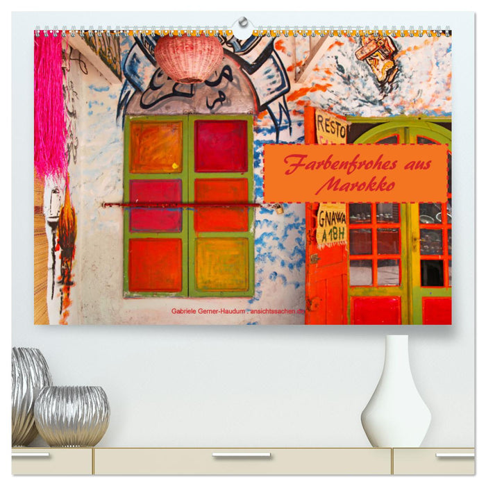 Colorful things from Morocco (CALVENDO Premium Wall Calendar 2024) 