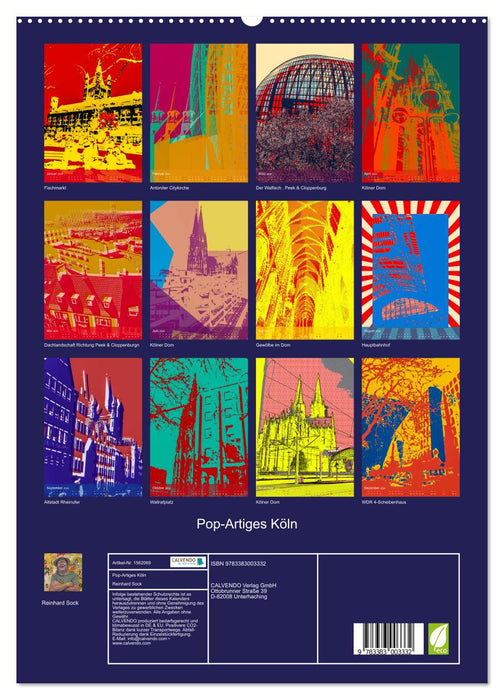 Pop-Artiges Köln (CALVENDO Premium Wandkalender 2024)