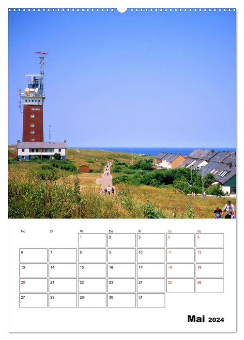 Helgoland, Perle der Nordsee (CALVENDO Wandkalender 2024)