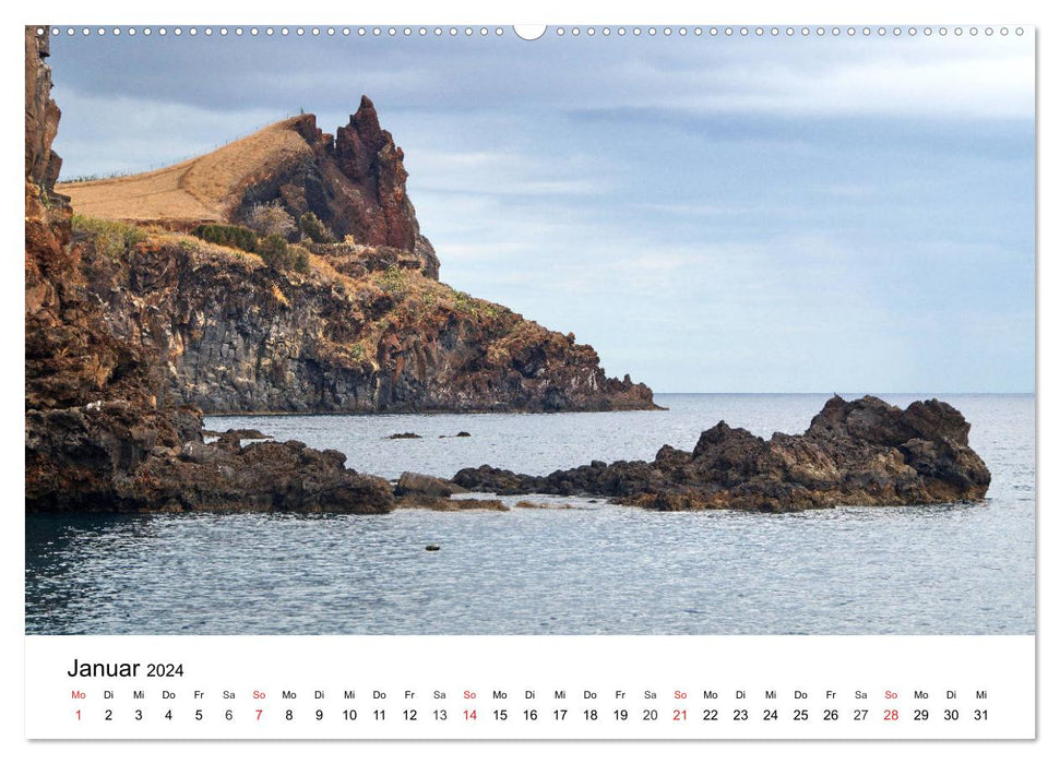 Madeira - Enchanting volcanic island in the Atlantic (CALVENDO Premium Wall Calendar 2024) 