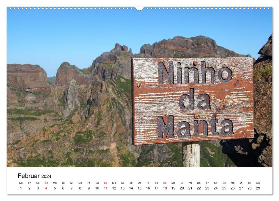 Madeira - Bezaubernde Vulkaninsel im Atlantik (CALVENDO Premium Wandkalender 2024)