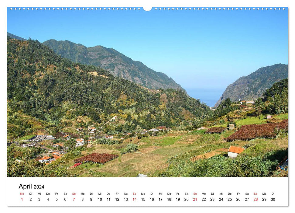 Madeira - Bezaubernde Vulkaninsel im Atlantik (CALVENDO Premium Wandkalender 2024)