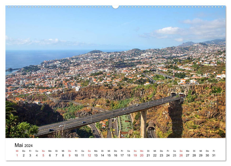 Madeira - Bezaubernde Vulkaninsel im Atlantik (CALVENDO Premium Wandkalender 2024)