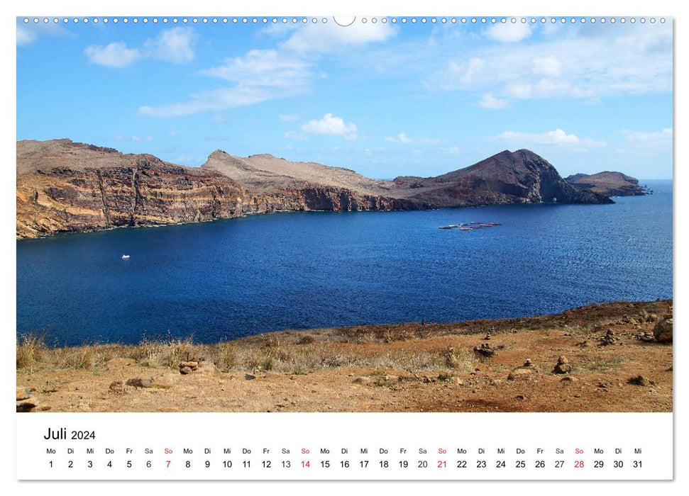 Madeira - Enchanting volcanic island in the Atlantic (CALVENDO Premium Wall Calendar 2024) 