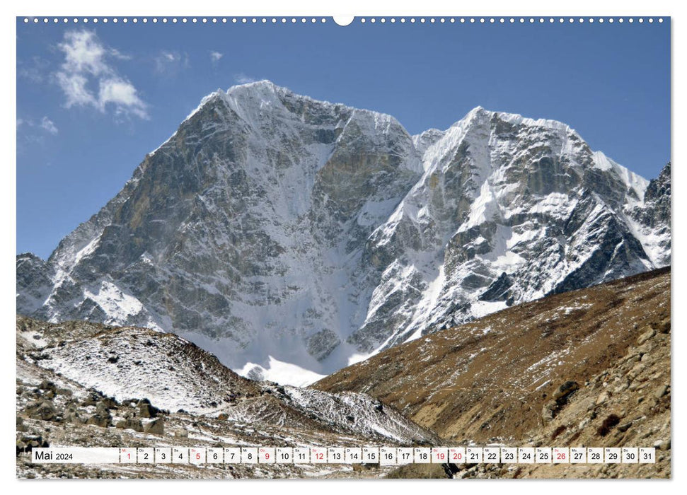 Magnificent Himalayas, mountain giants in Nepal (CALVENDO wall calendar 2024) 