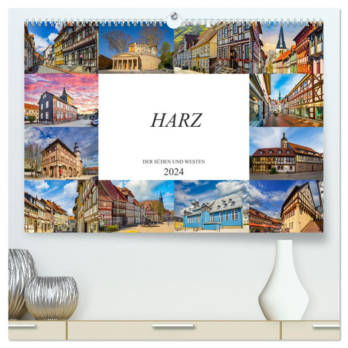 Harz of the South and West (CALVENDO Premium Wall Calendar 2024) 