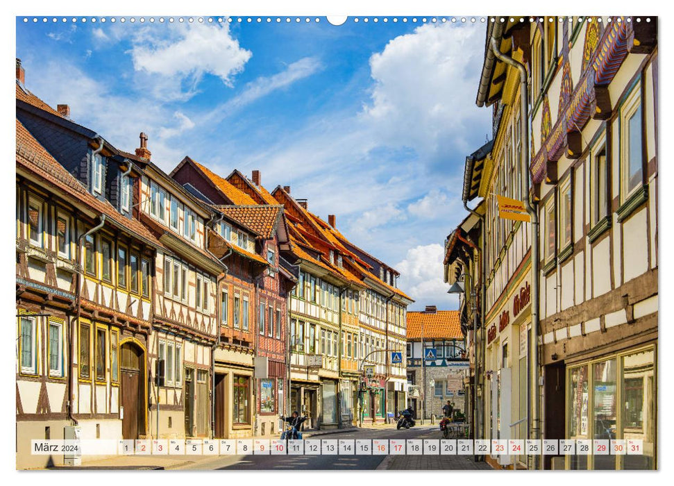 Harz of the South and West (CALVENDO Premium Wall Calendar 2024) 