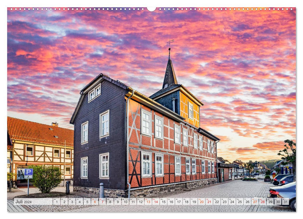 Harz der Süden und Westen (CALVENDO Premium Wandkalender 2024)