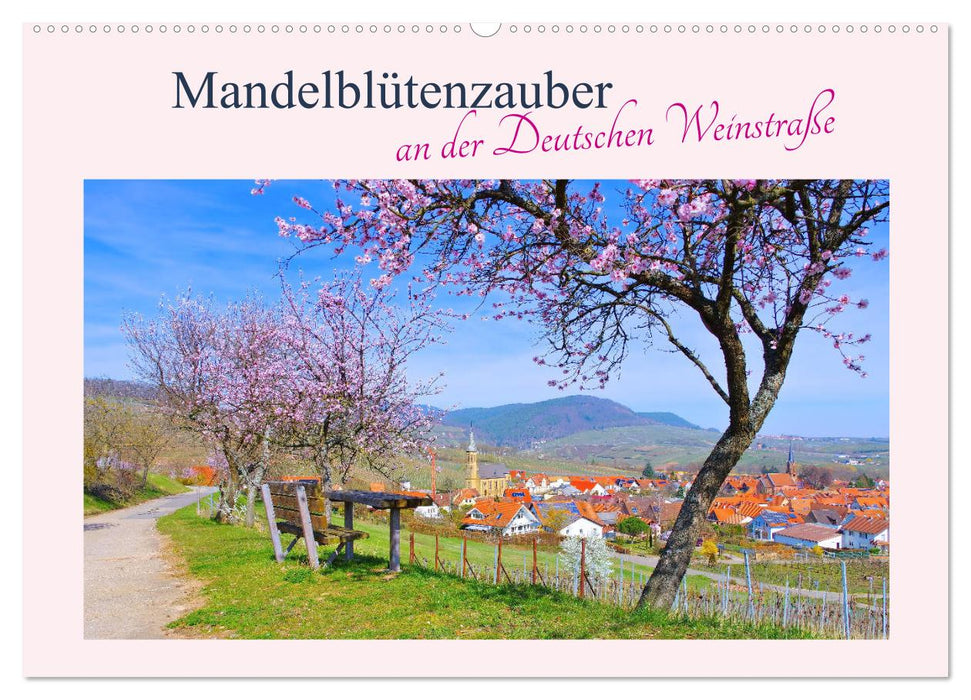 Mandelblütenzauber an der Deutschen Weinstraße (CALVENDO Wandkalender 2024)