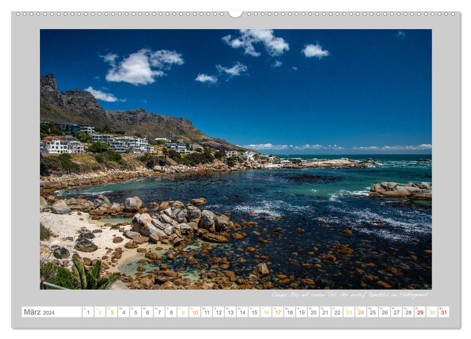 Cape Town, a place of longing (CALVENDO Premium Wall Calendar 2024) 