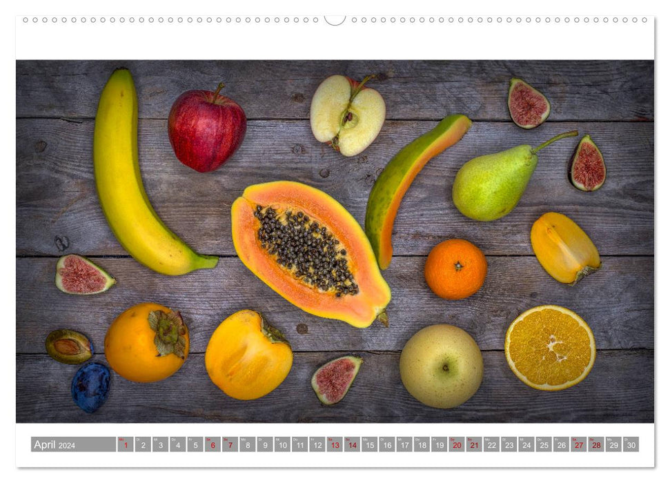 Lebenselixier Obst und Gemüse (CALVENDO Premium Wandkalender 2024)