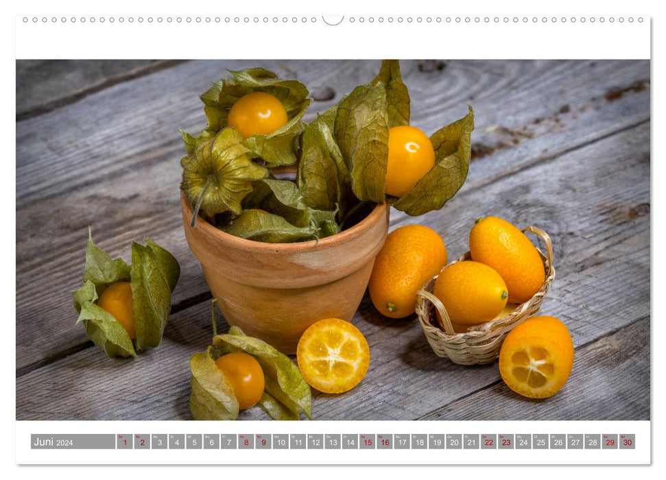 Lebenselixier Obst und Gemüse (CALVENDO Premium Wandkalender 2024)