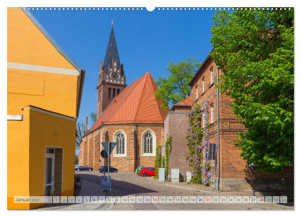 Bad Liebenwerda in spring (CALVENDO Premium Wall Calendar 2024) 