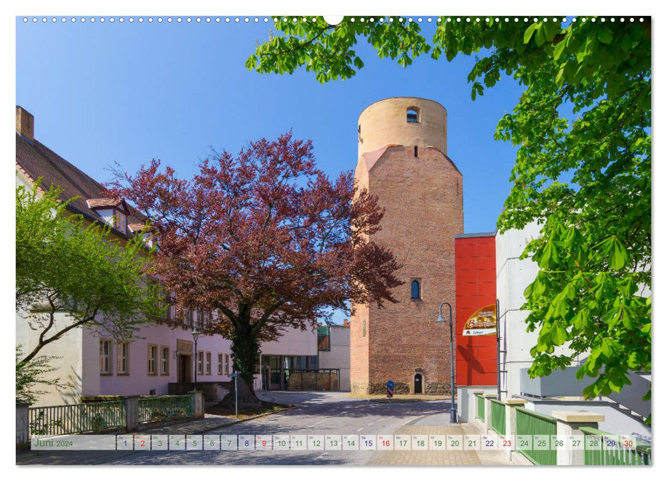 Bad Liebenwerda in spring (CALVENDO Premium Wall Calendar 2024) 