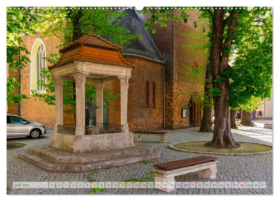 Bad Liebenwerda in spring (CALVENDO Premium Wall Calendar 2024) 